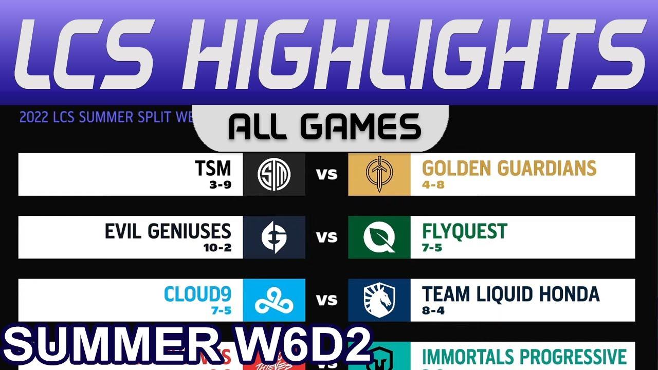 LCS Highlights Week6 Day2 LCS Summer 2022 All Games By Onivia thumbnail