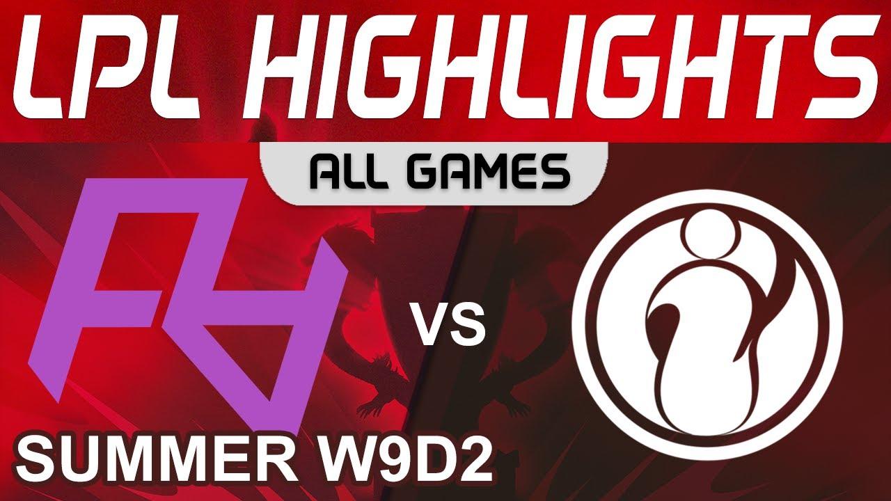 RA vs IG Highlights ALL GAMES LPL Summer Season 2022 W9D2 Rare Atom vs Invictus Gaming by Onivia thumbnail