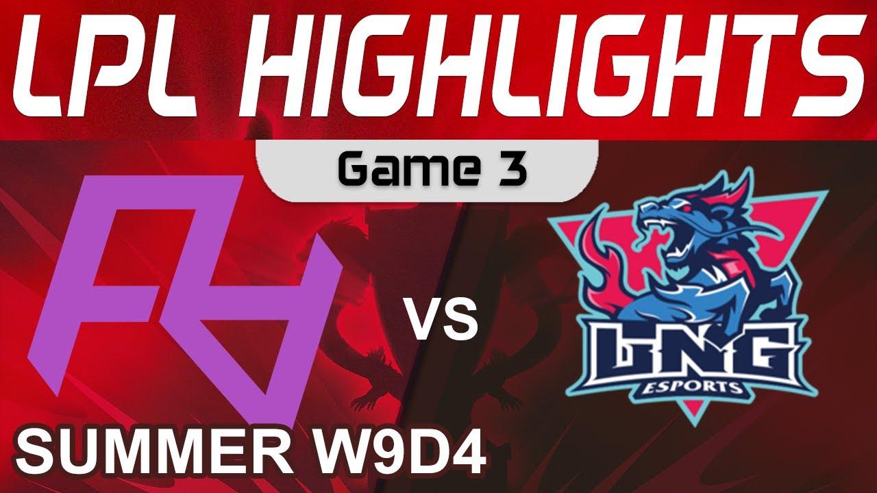 RA vs LNG Highlights Game 3 LPL Summer Season 2022 W9D4 Rare Atom vs LNG Esports by Onivia thumbnail