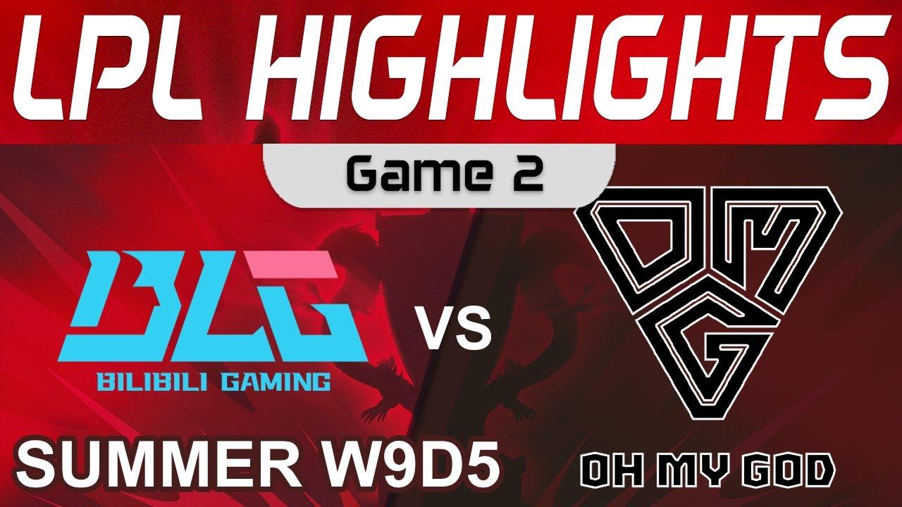 BLG vs OMG Highlights Game 2 LPL Summer Season 2022 W9D5 Bilibili Gaming vs Oh My God by Onivia thumbnail