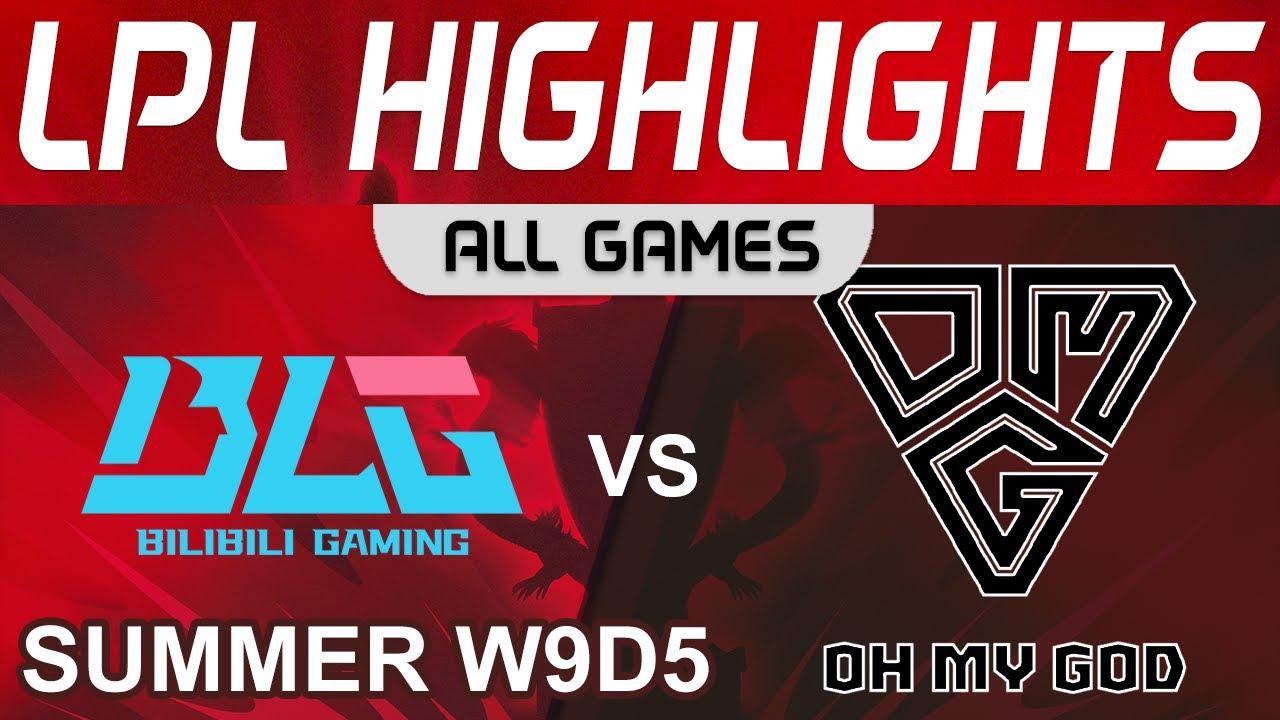 BLG vs OMG Highlights ALL GAMES LPL Summer Season 2022 W9D5 Bilibili Gaming vs Oh My God by Onivia thumbnail