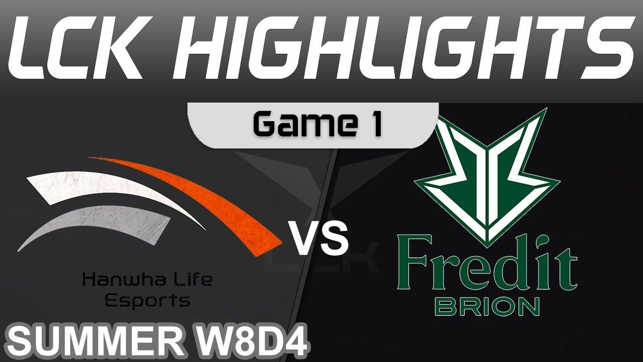 HLE vs BRO Highlights Game 1 LCK Summer Season 2022 W8D4 Hanwha Life Esports vs Fredit BRION by Oniv thumbnail