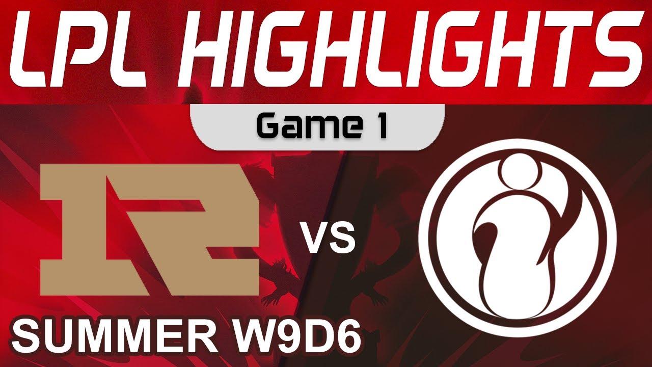 RNG vs IG Highlights Game 1 LPL Summer Season 2022 W9D6 Royal Never Give Up vs Invictus Gaming by On thumbnail