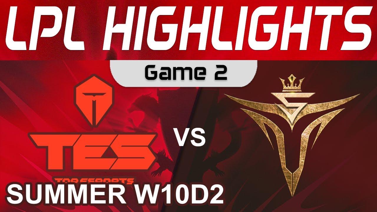 TES vs V5 Highlights Game 2 LPL Summer Season 2022 W10D2 Top Esports vs Victory Five by Onivia thumbnail