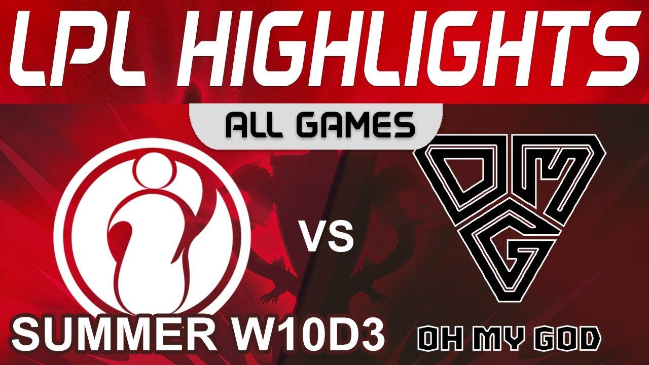 IG vs OMG Highlights ALL GAMES LPL Summer Season 2022 W10D3 Invictus Gaming vs Oh My God by Onivia thumbnail