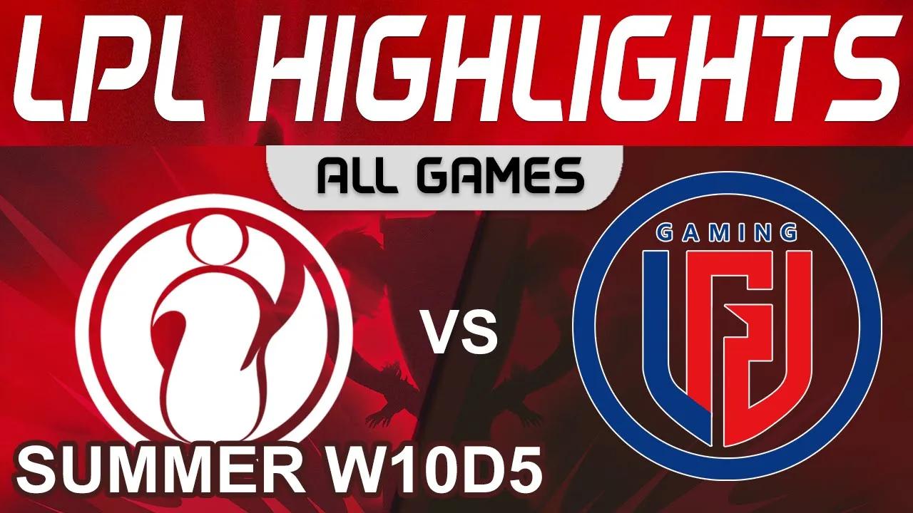 IG vs LGD Highlights ALL GAMES LPL Summer Season 2022 W10D5 Invictus Gaming vs LGD Gaming by Onivia thumbnail