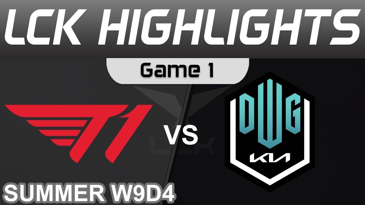 T1 vs DK Highlights Game 1 LCK Summer Season 2022 W9D4 T1 vs DWG KIA by Onivia thumbnail