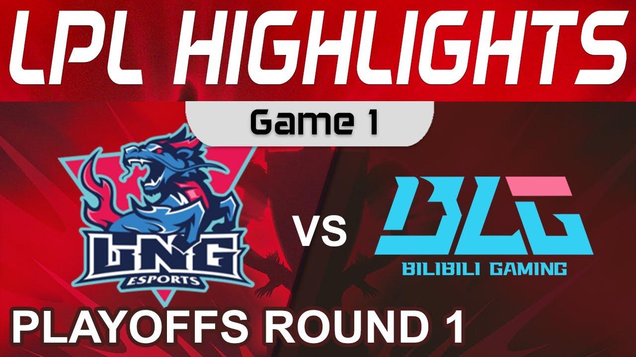 LNG vs BLG Highlights Game 1 LPL Summer Playoffs R1 2022 LNG Esports vs Bilibili Gaming by Onivia thumbnail