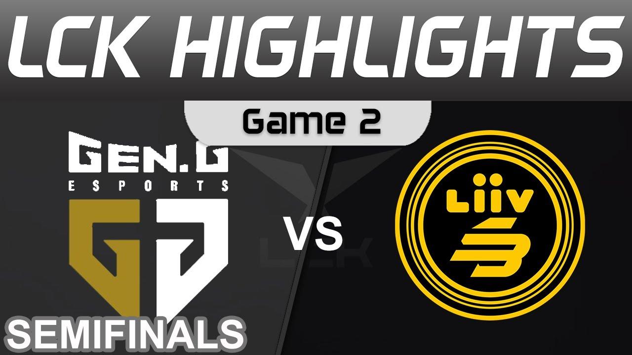 GEN vs LSB Highlights Game 2 Semifinals LCK Summer Playoffs 2022 Gen G vs Liiv SANDBOX by Onivia thumbnail