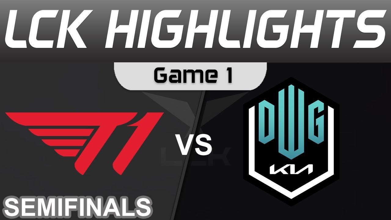 T1 vs DK Highlights Game 1 Semifinals LCK Summer Playoffs 2022 T1 vs DWG KIA by Onivia thumbnail