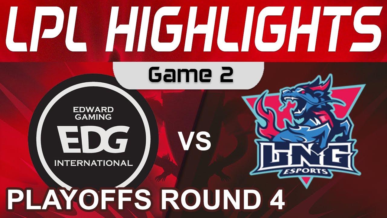 EDG vs LNG Highlights Game 2 LPL Summer Playoffs R4 2022 EDward Gaming vs LNG Esports by Onivia thumbnail