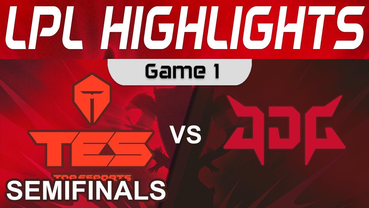 TES vs JDG Highlights Game 1 Semifinals LPL Summer Playoffs 2022 Top Esports vs JD Gaming by Onivia thumbnail