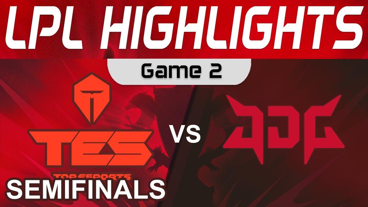 TES vs JDG Highlights Game 2 Semifinals LPL Summer Playoffs 2022 Top Esports vs JD Gaming by Onivia thumbnail