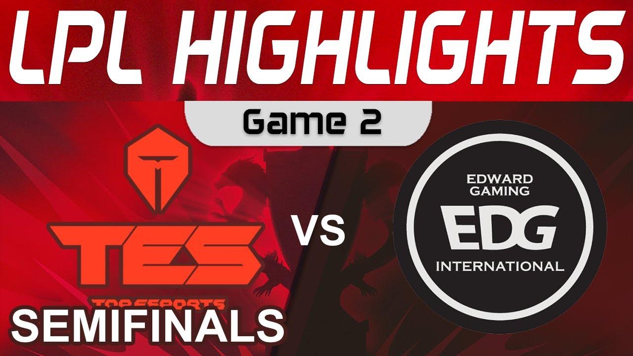 TES vs EDG Highlights Game 2 Semifinals LPL Summer Playoffs 2022 Top Esports vs EDward Gaming by Oni thumbnail