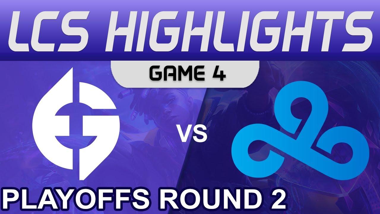 EG vs C9 Highlights Game 4 Playoffs Round 2 LCS Summer 2022 Evil Geniuses vs Cloud9 by Onivia thumbnail