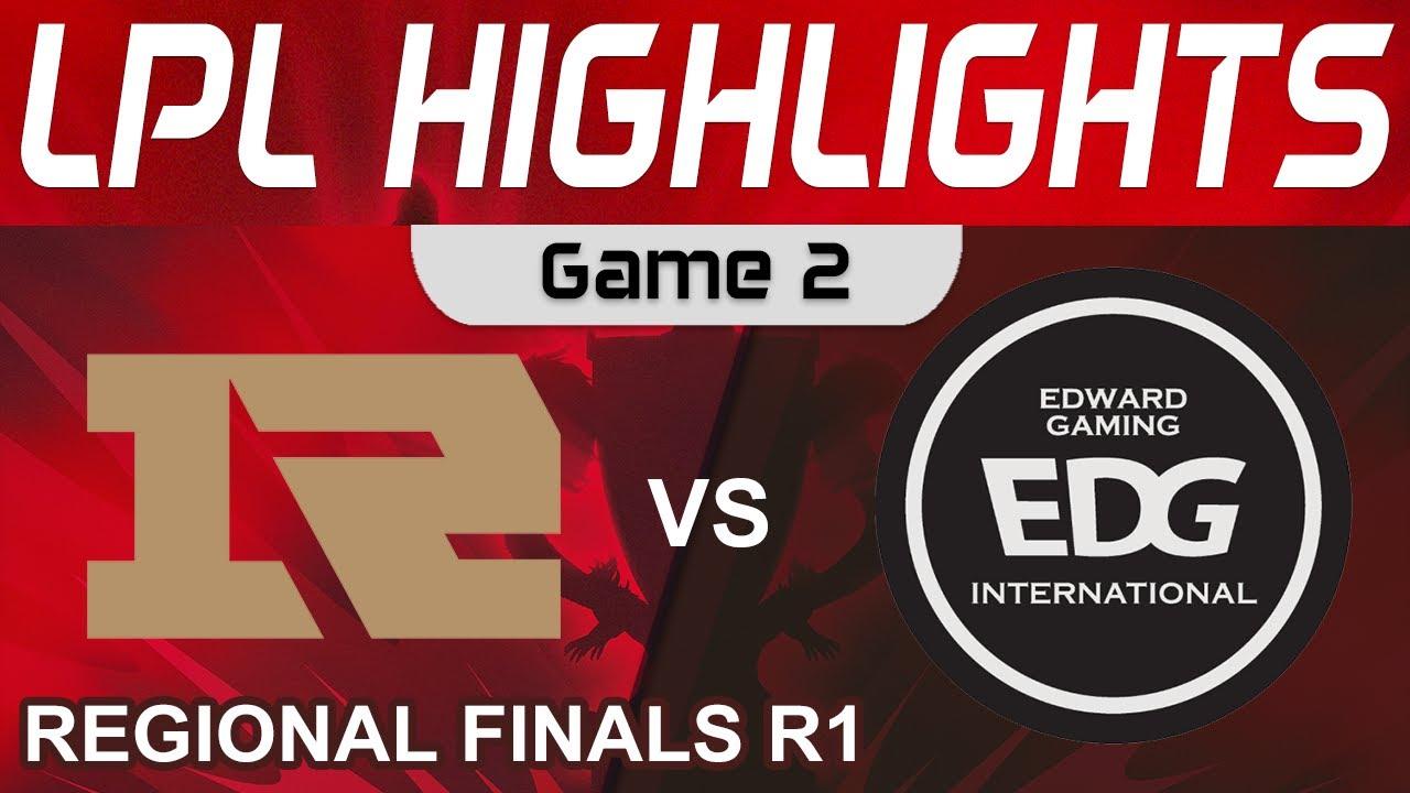 RNG vs EDG Highlights Game 2 LPL Regional Finals R1 2022 Royal Never Give Up vs EDward Gaming by Oni thumbnail