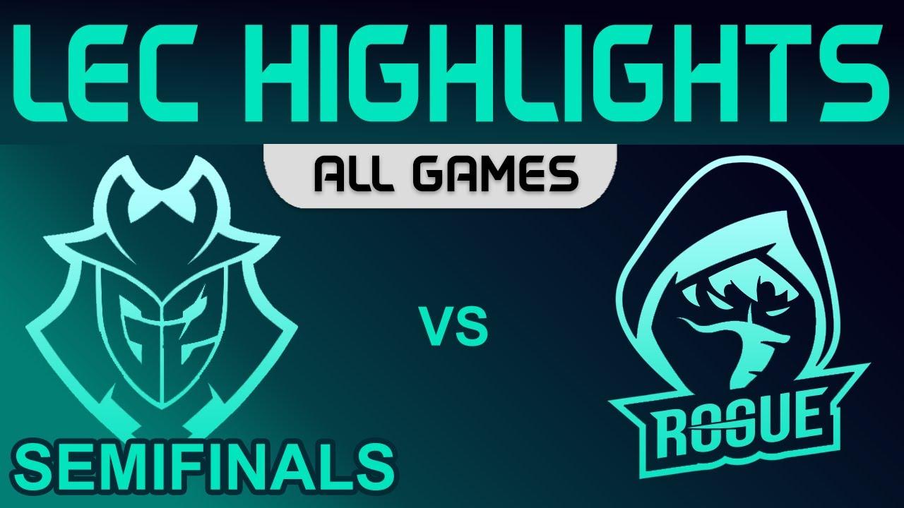 G2 vs RGE Highlights ALL GAMES Playoffs Semifinals LEC Summer 2022 G2 Esports vs Rogue by Onivia thumbnail