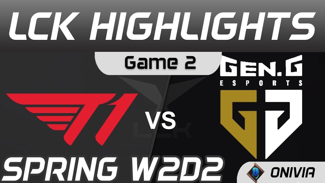 T1 vs GEN Highlights Game 2 LCK Spring Season 2021 W2D2 T1 vs Gen G by Onivia thumbnail