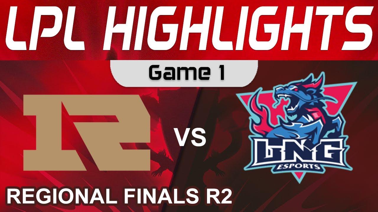 RNG vs LNG Highlights Game 1 LPL Regional Finals R2 2022 Royal Never Give Up vs LNG Esports by Onivi thumbnail