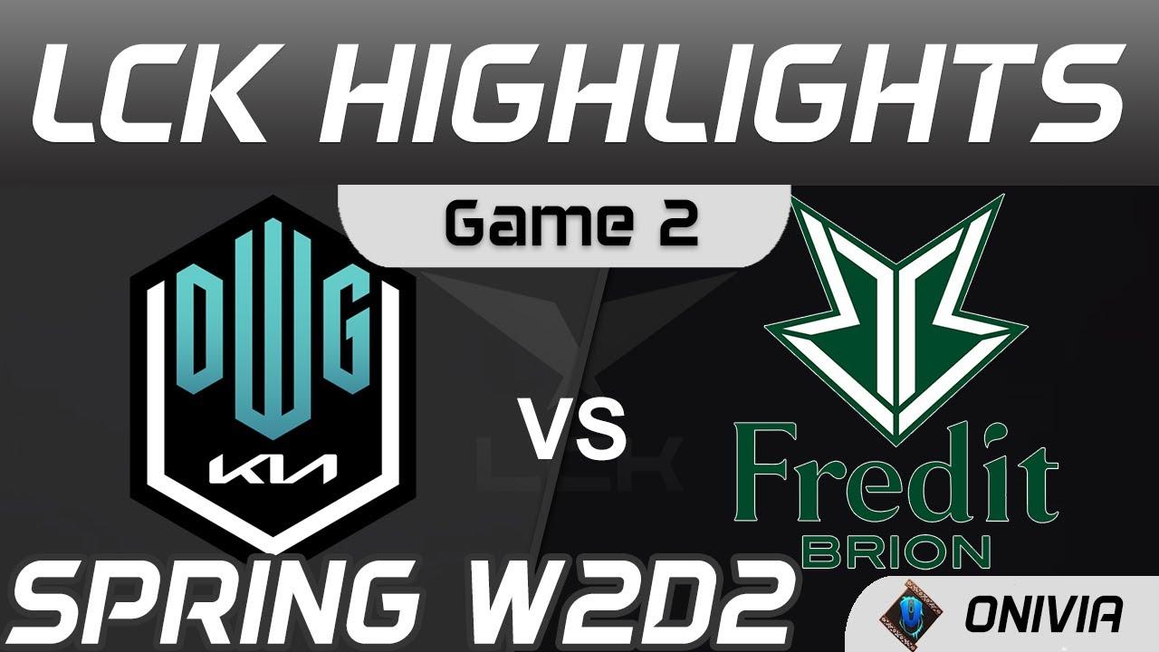 DK vs BRO Highlights Game 2 LCK Spring Season 2021 W2D2 DWG KIA vs Fredit BRION by Onivia thumbnail