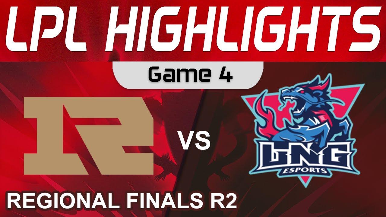 RNG vs LNG Highlights Game 4 LPL Regional Finals R2 2022 Royal Never Give Up vs LNG Esports by Onivi thumbnail