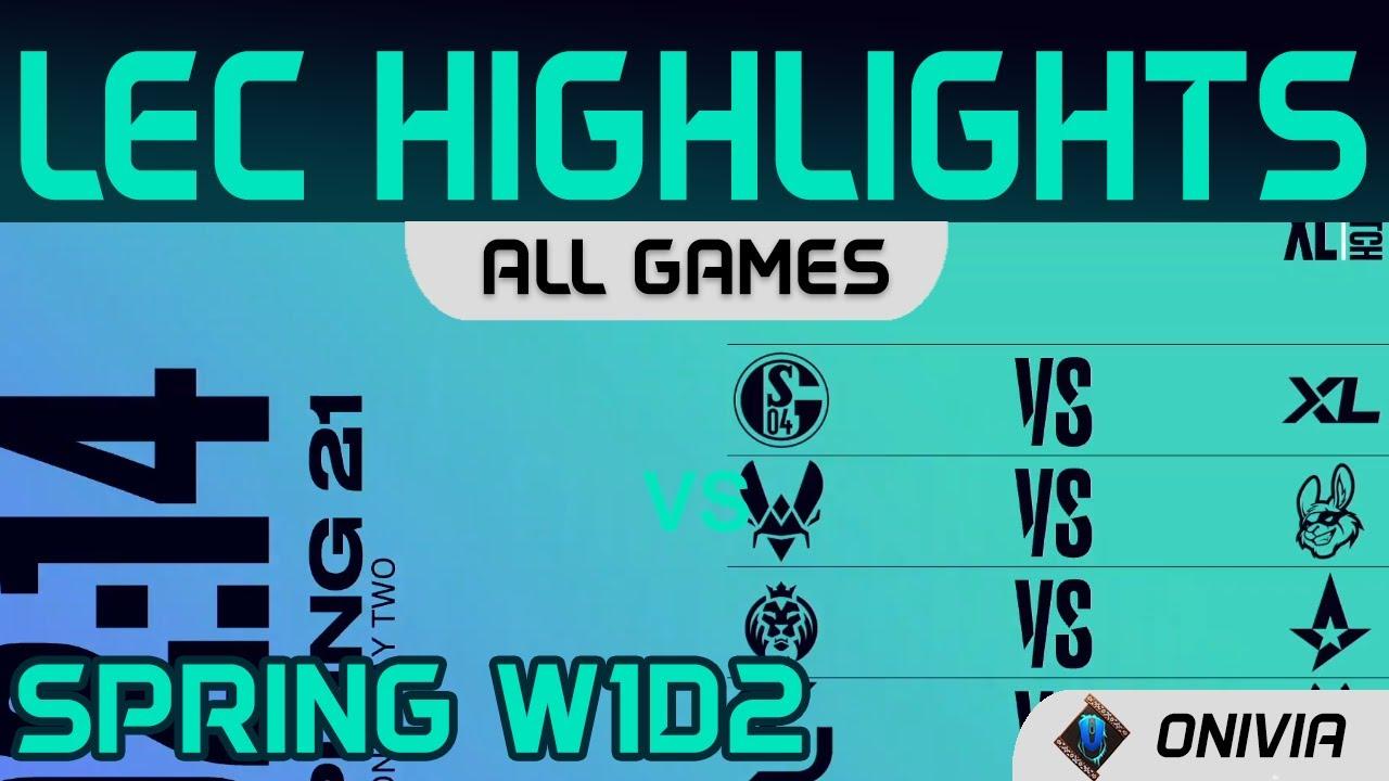 LEC Highlights Week1 Day2 LEC Spring 2021 All Games By Onivia thumbnail