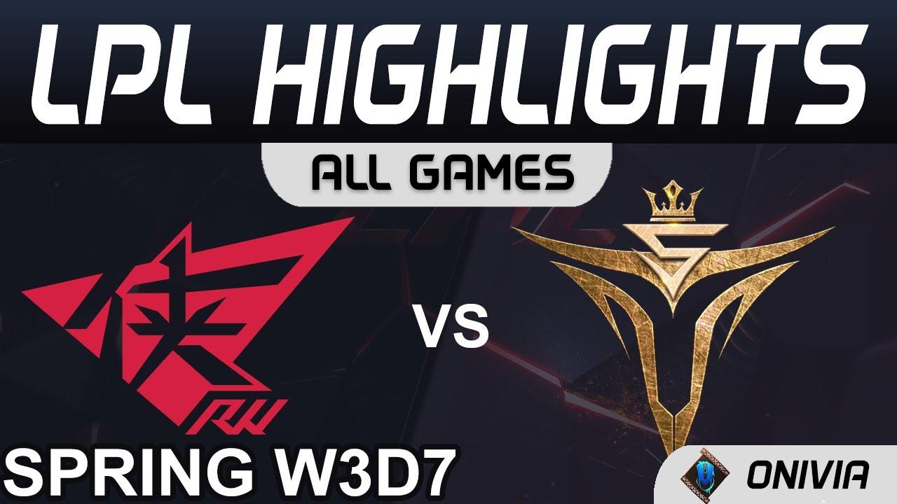 RW vs V5 Highlights ALL GAMES LPL Spring Season 2021 W3D7 Rogue Warriors vs Victory Five by Onivia thumbnail