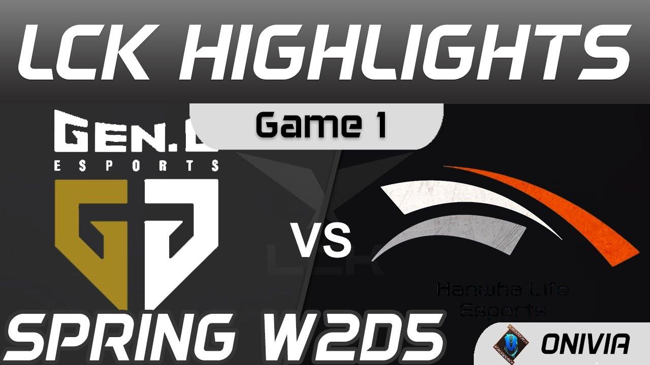 GEN vs HLE Highlights Game 1 LCK Spring Season 2021 W2D5 Gen G vs Hanwha Life Esports by Onivia thumbnail