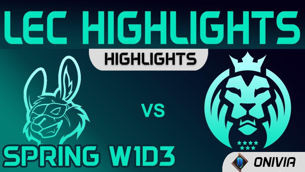 MSF vs MAD Highlights LEC Spring Season 2021 Misfits Gaming vs MAD Lions by Onivia thumbnail