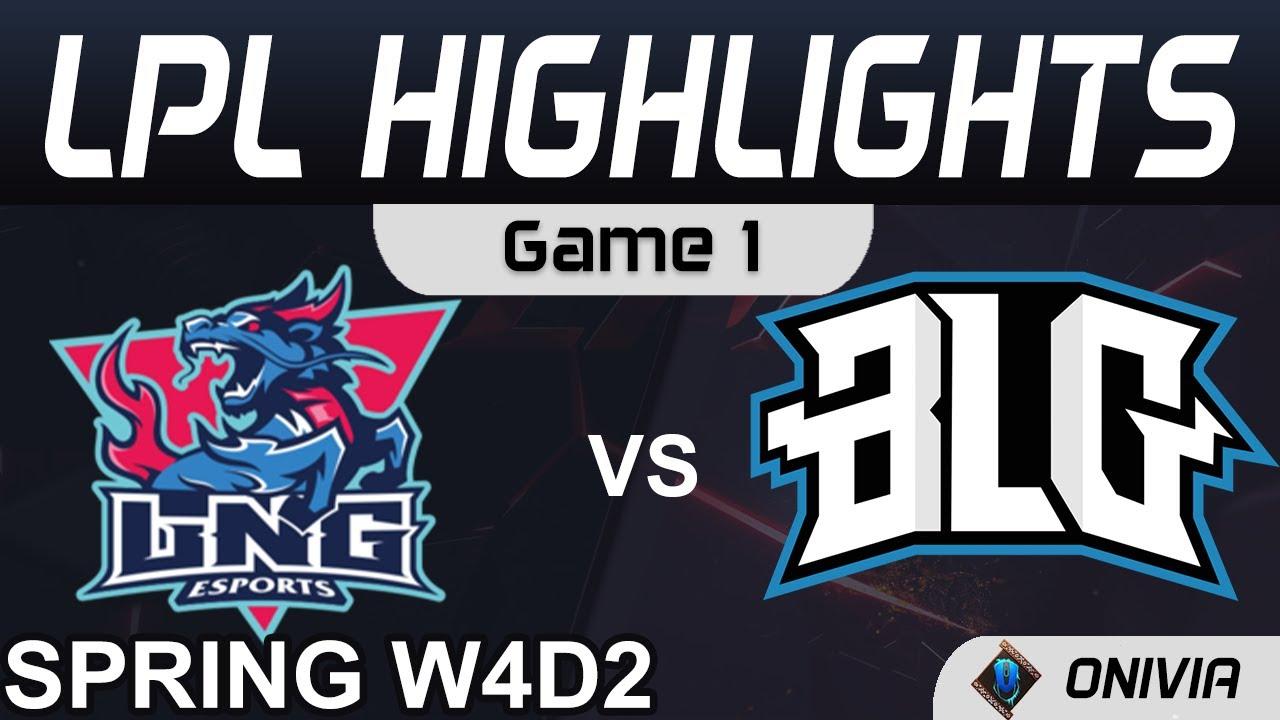 LNG vs BLG Highlights Game 1 LPL Spring Season 2021 W4D2 LNG Esports vs Bilibili Gaming by Onivia thumbnail