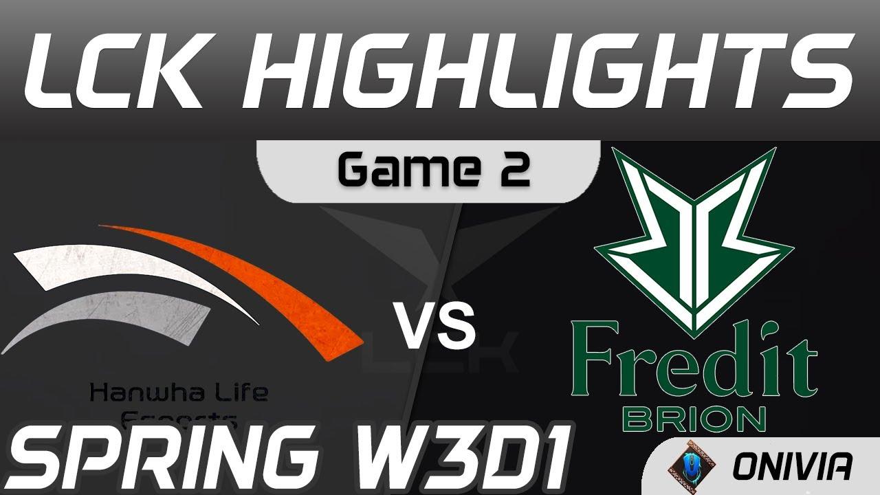 HLE vs BRO Highlights Game 2 Spring Season 2021 W3D1 Hanwha Life Esports vs Fredit BRION by Onivia thumbnail