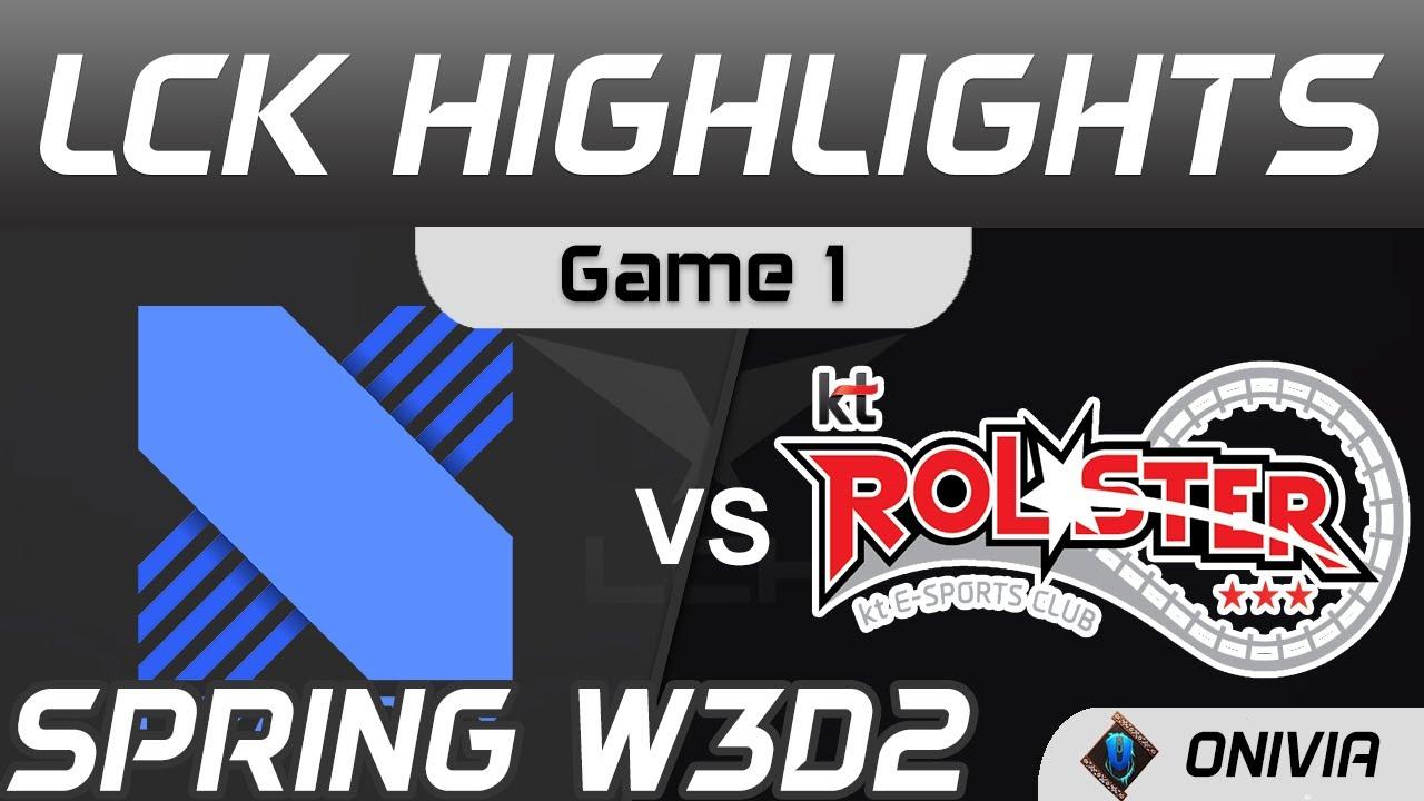 DRX vs KT Highlights Game 1 Spring Season 2021 W3D2 DragonX vs KT Rolster by Onivia thumbnail