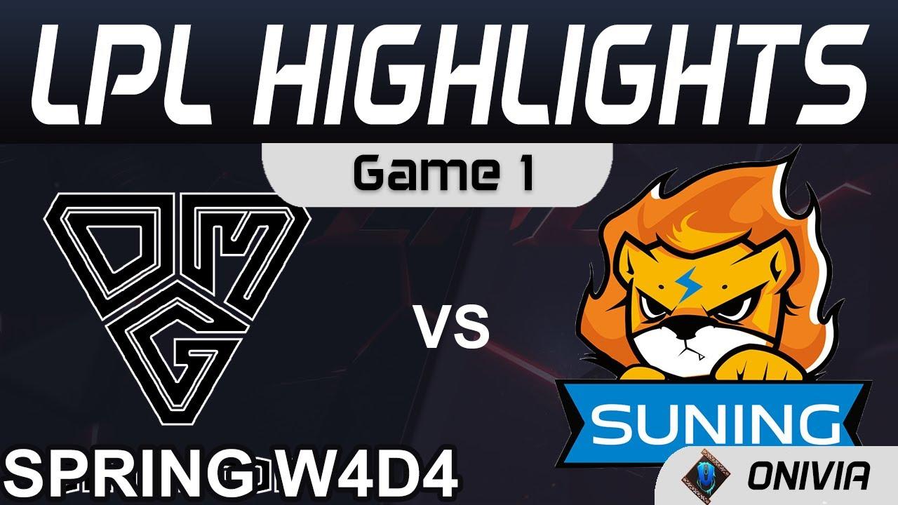 OMG vs SN Highlights Game 1 LPL Spring Season 2021 W4D4 Oh My God vs Suning by Onivia thumbnail