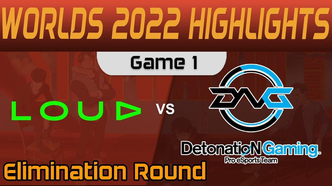 LLL vs DFM Highlights Game 1 Elimination Round Worlds 2022 LOUD vs DetonatioN FM by Onivia thumbnail