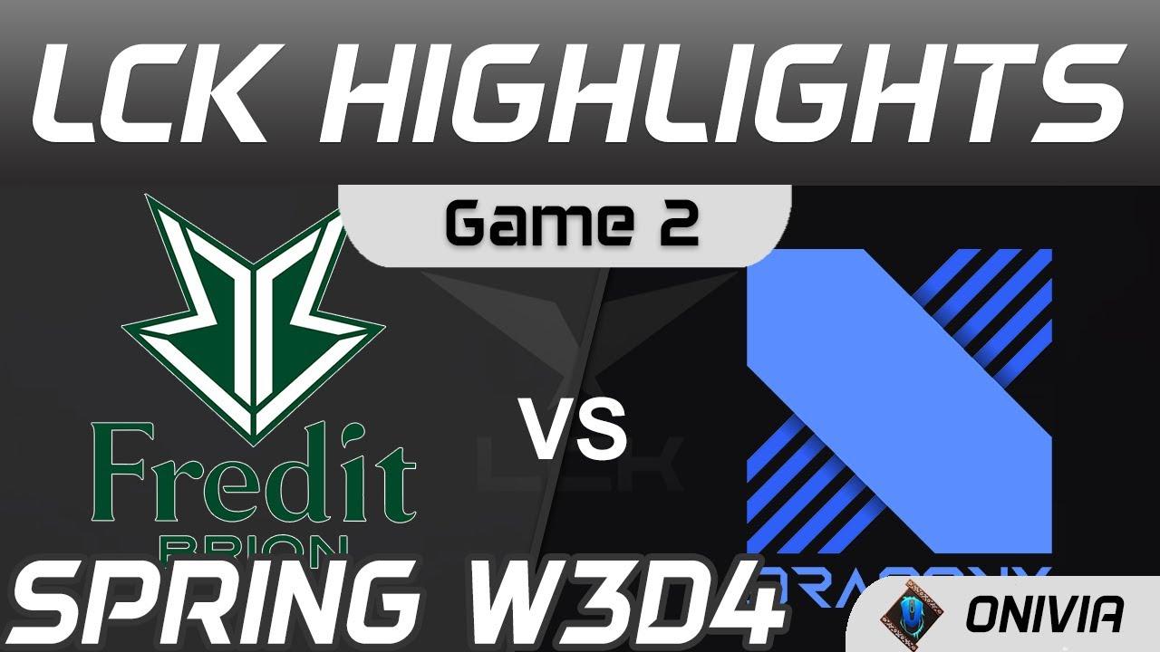 BRO vs DRX Highlights Game 2 Spring Season 2021 W3D4 Fredit BRION vs DragonX by Onivia thumbnail