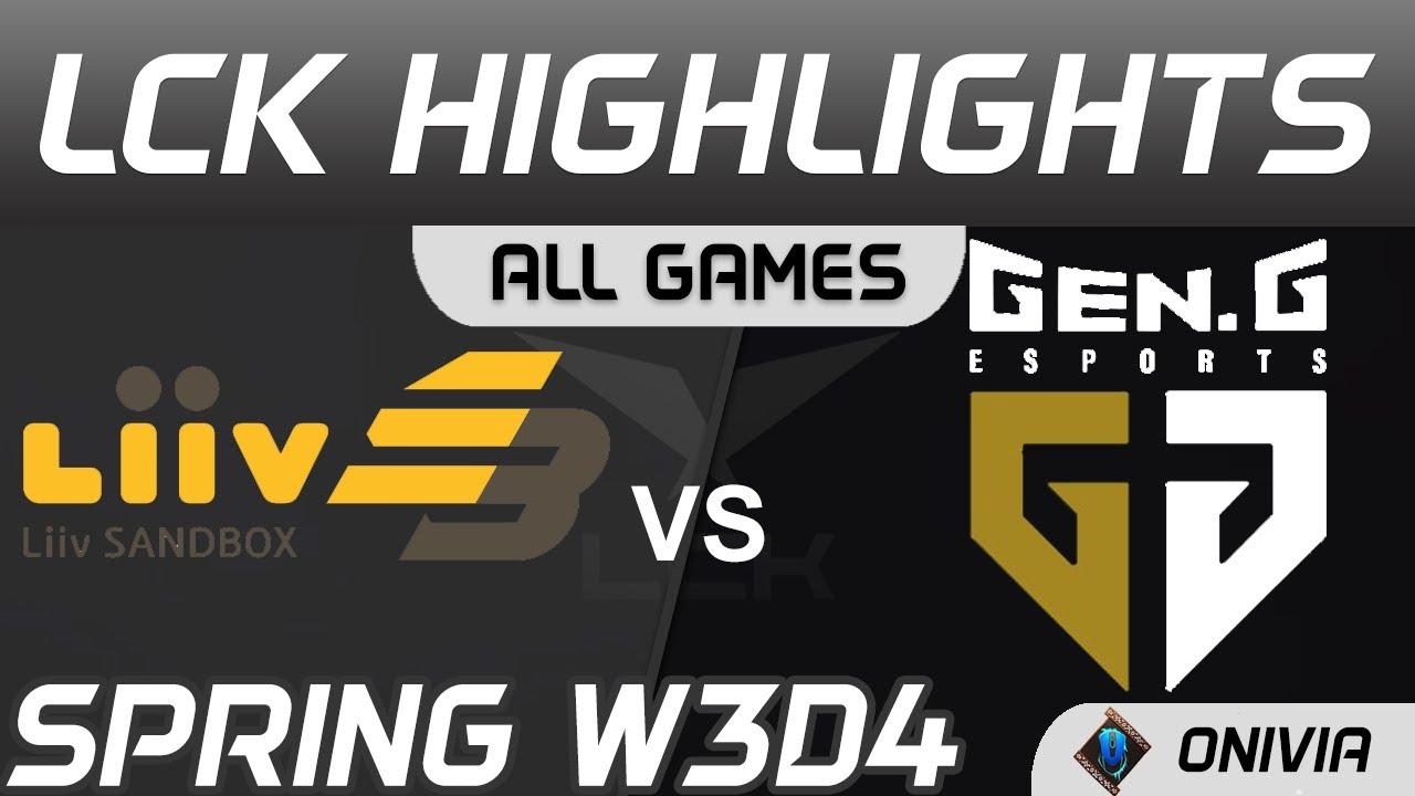 LSB vs GEN Highlights ALL GAMES Spring Season 2021 W3D4 Liiv SANDBOXN vs Gen G by Onivia thumbnail