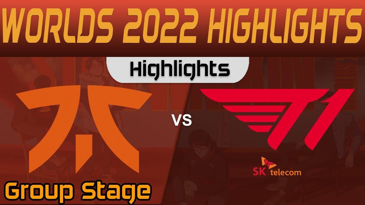 FNC vs T1 Highlights Group Stage Worlds 2022 Fnatic vs T1 by Onivia thumbnail