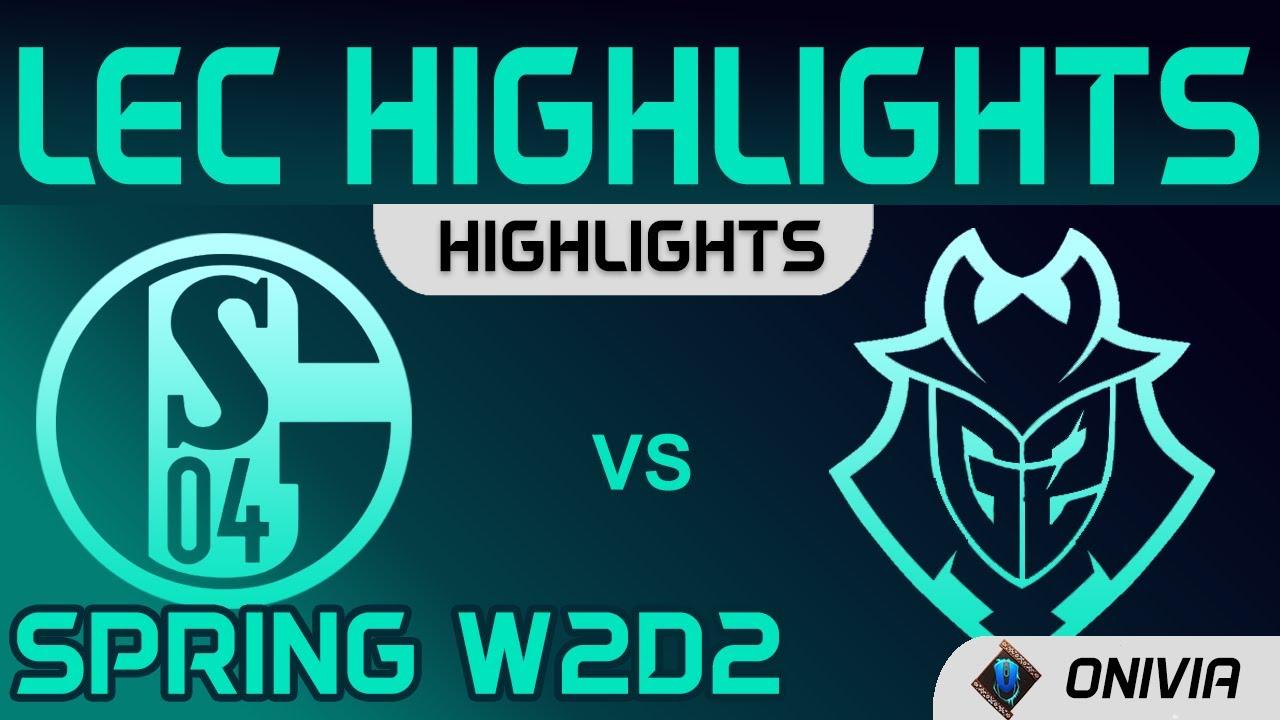 S04 vs G2 Highlights LEC Spring Season 2021 W2D2 FC Schalke 04 vs G2 Esports by Onivia thumbnail