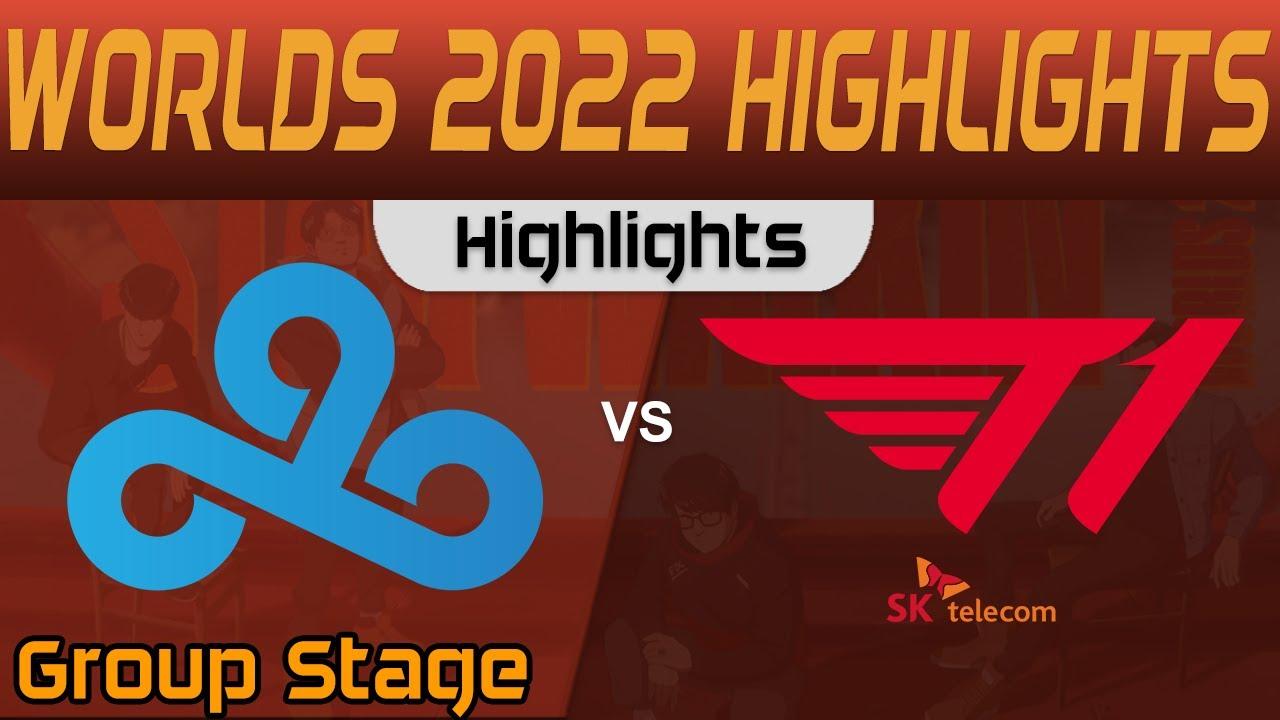 C9 vs T1 Highlights Group Stage Worlds 2022 Cloud9 vs T1 by Onivia thumbnail