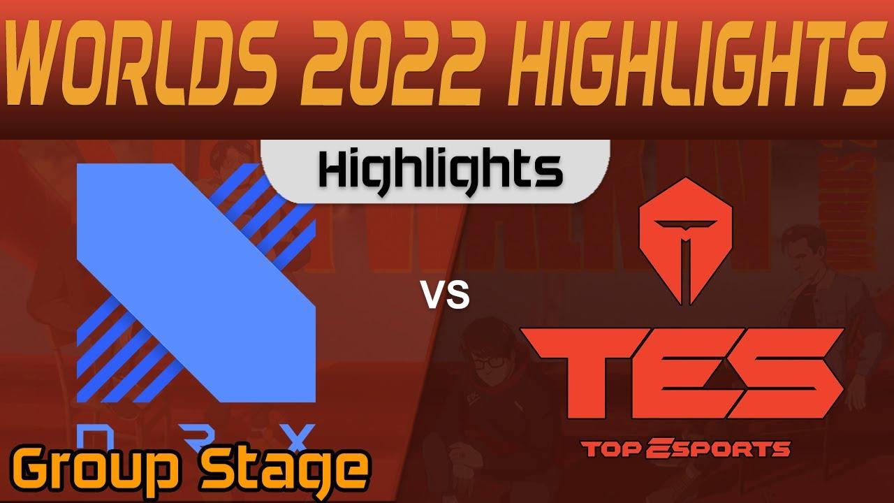 DRX vs TES Highlights Group Stage Worlds 2022 DragonX vs Top Esports by Onivia thumbnail