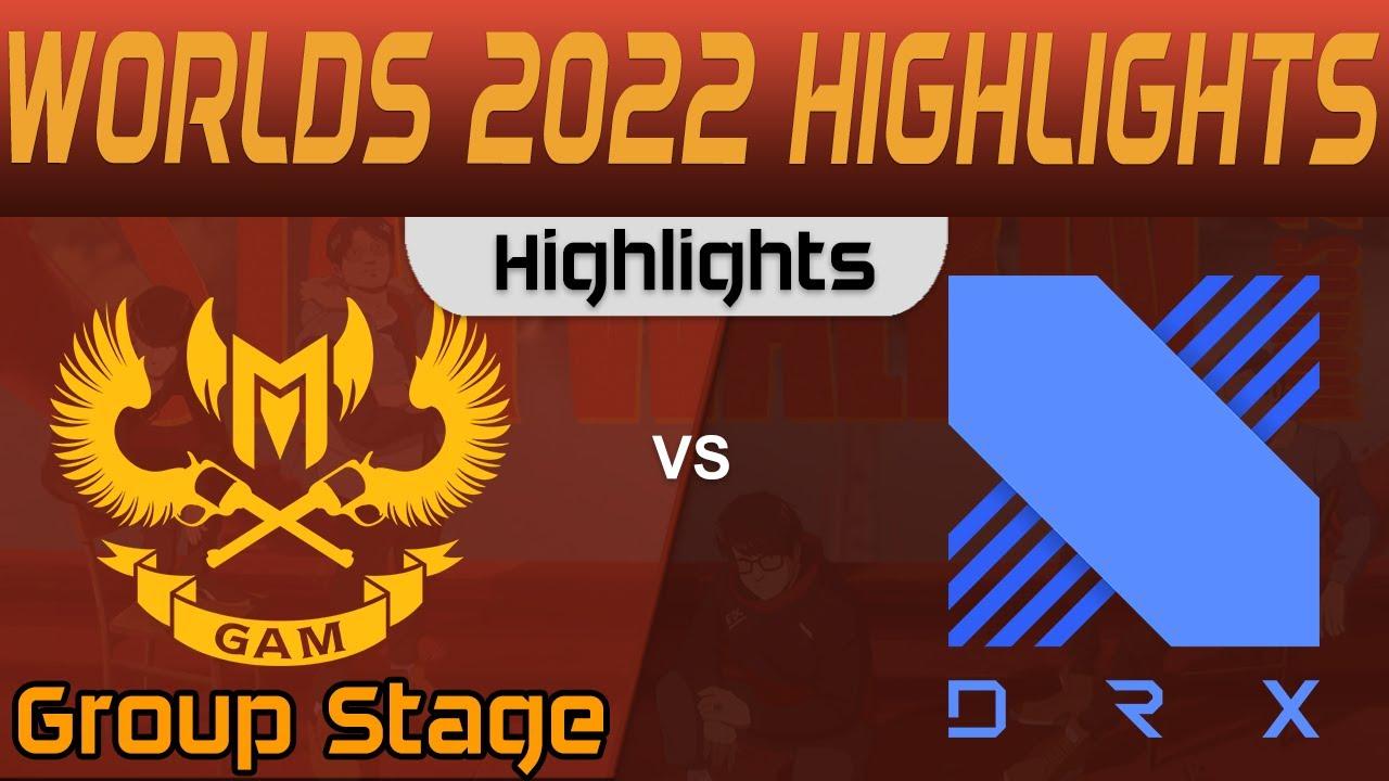 GAM vs DRX Highlights Group Stage Worlds 2022 GAM Esports vs DRX by Onivia thumbnail