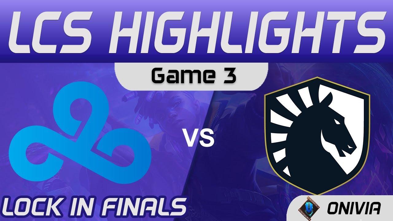 C9 vs TL Highlights Game 3 LCS Lock In Finals 2021 Cloud9 vs Team Liquid by Onivia thumbnail