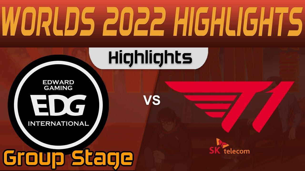 EDG vs T1 Highlights Group Stage Worlds 2022 EDward Gaming vs T1 by Onivia thumbnail