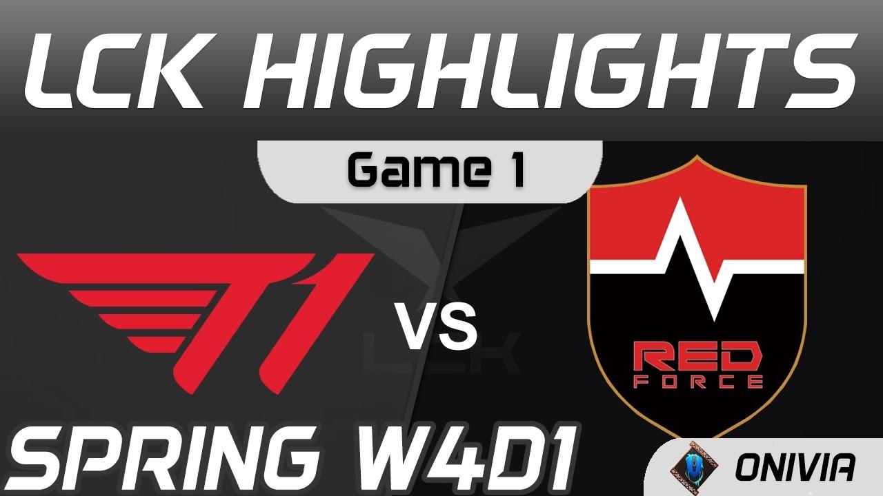 T1 vs NS Highlights Game 1 Spring Season 2021 W4D1 T1 vs Nongshim RedForce by Onivia thumbnail