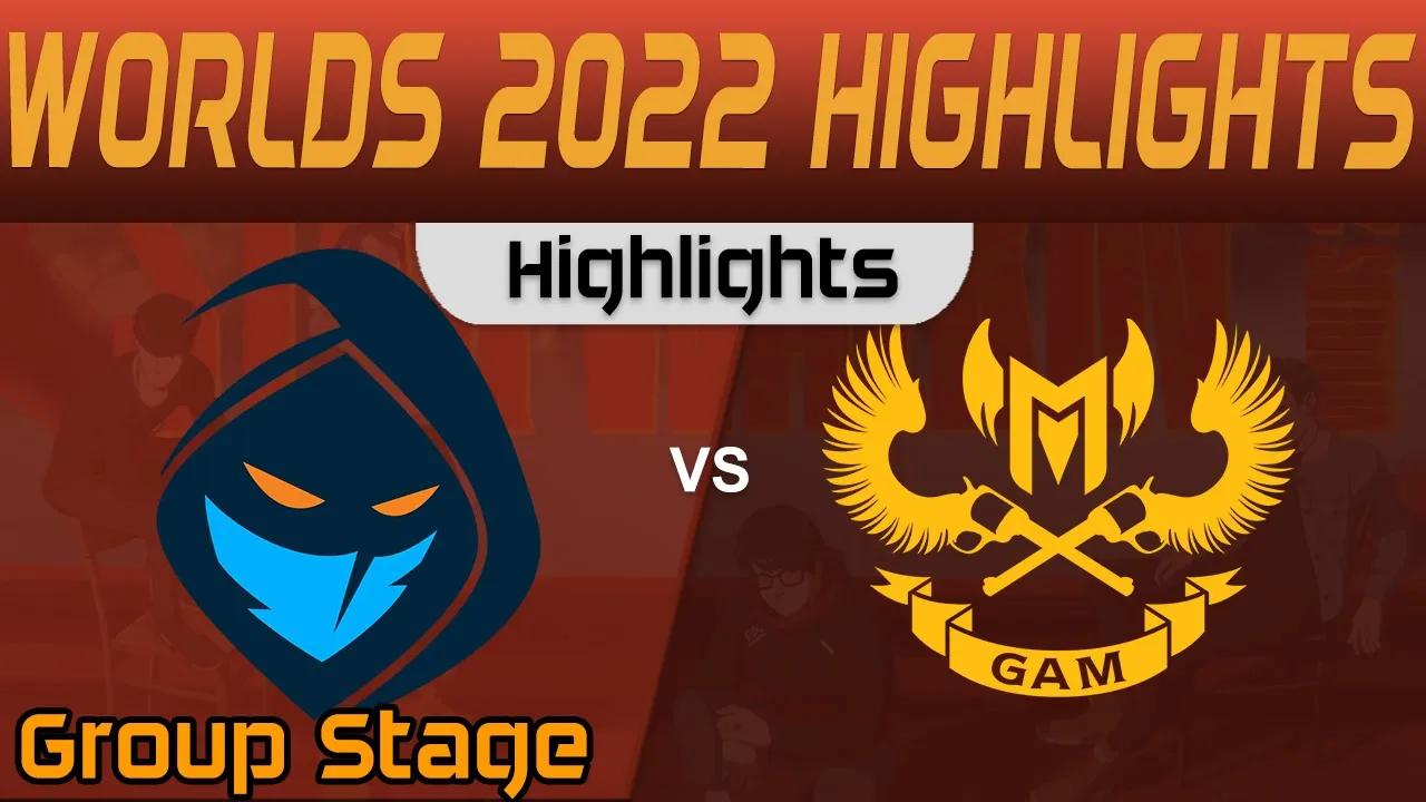 RGE vs GAM Highlights Group Stage Worlds 2022 Rogue vs GAM Esports by Onivia thumbnail