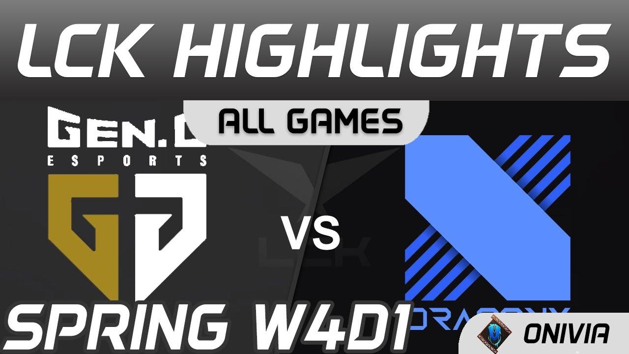 GEN vs DRX Highlights ALL GAMES Spring Season 2021 W4D1 Gen G vs DragonX by Onivia thumbnail