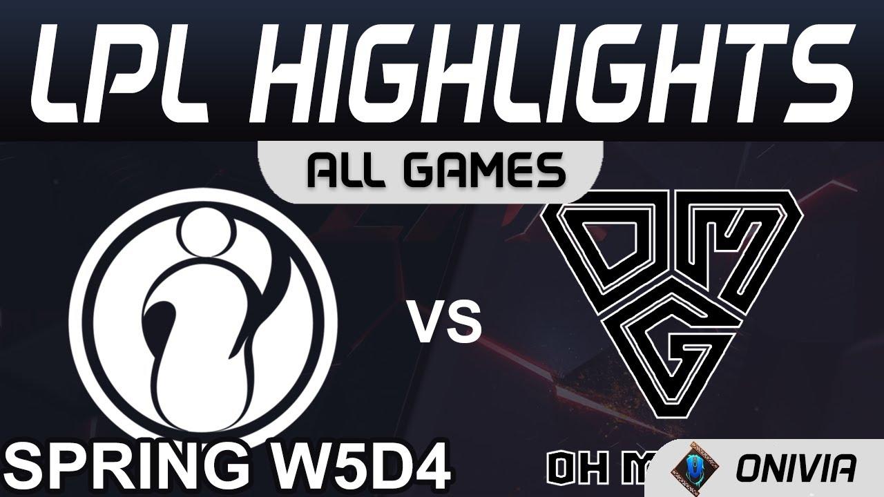 IG vs OMG Highlights ALL GAMES LPL Spring Season 2021 W5D4 Invictus Gaming vs Oh My God by Onivia thumbnail