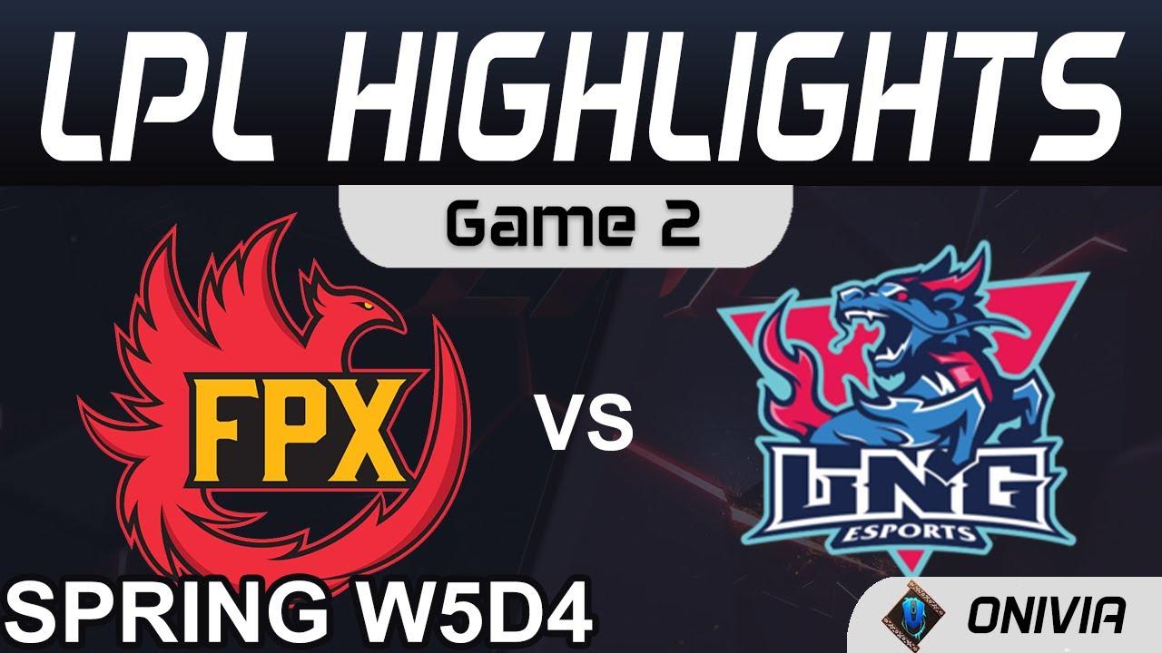 FPX vs LNG Highlights Game 2 LPL Spring Season 2021 W5D4 FunPlus Phoenix vs LNG Esports by Onivia thumbnail