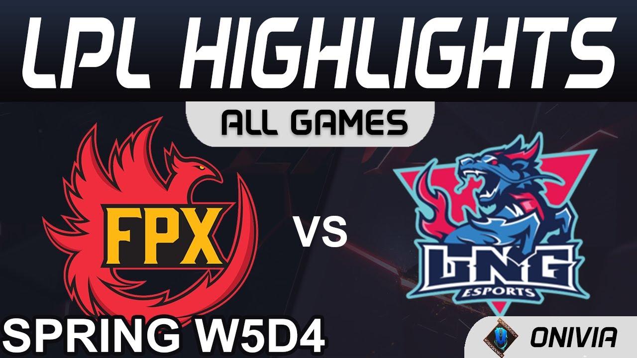 FPX vs LNG Highlights ALL GAMES LPL Spring Season 2021 W5D4 FunPlus Phoenix vs LNG Esports by Onivia thumbnail