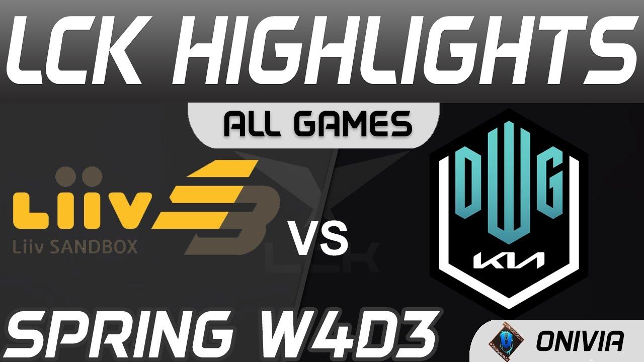 LSB vs DK Highlights ALL GAMES Spring Season 2021 W4D3 Liiv SANDBOX vs DWG Kia by Onivia thumbnail